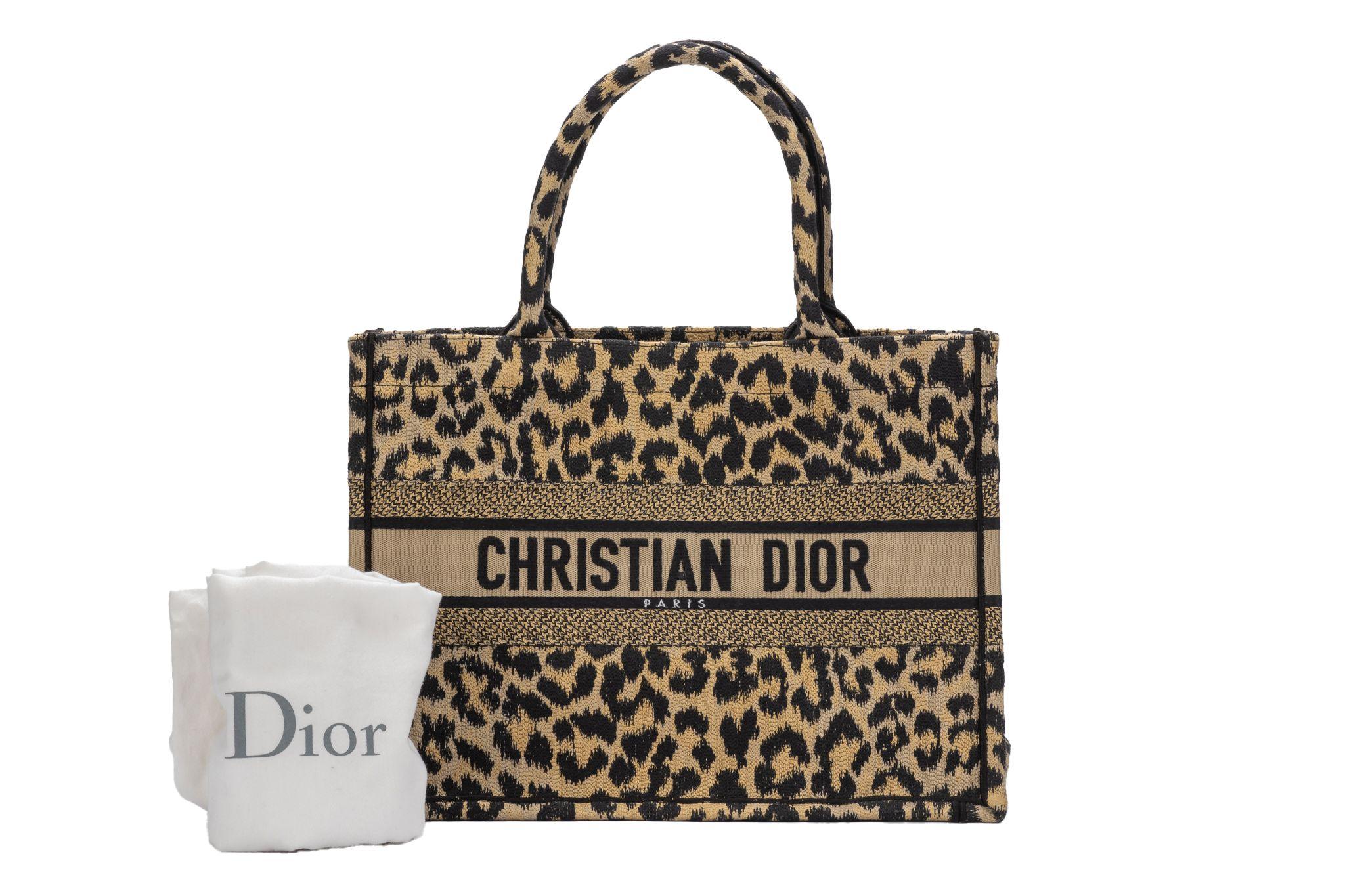 Dior New Cheetah Medium Book Tote 6