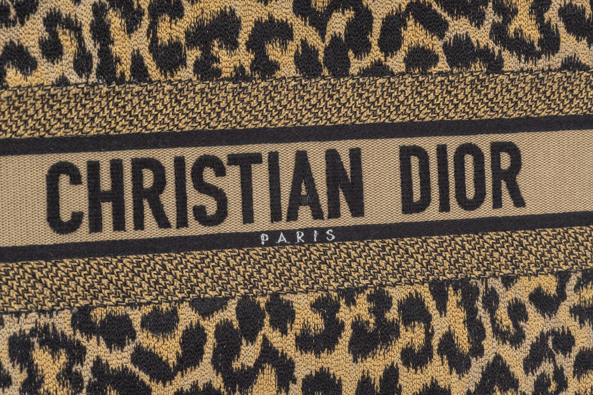 Dior New Cheetah Medium Book Tote 1