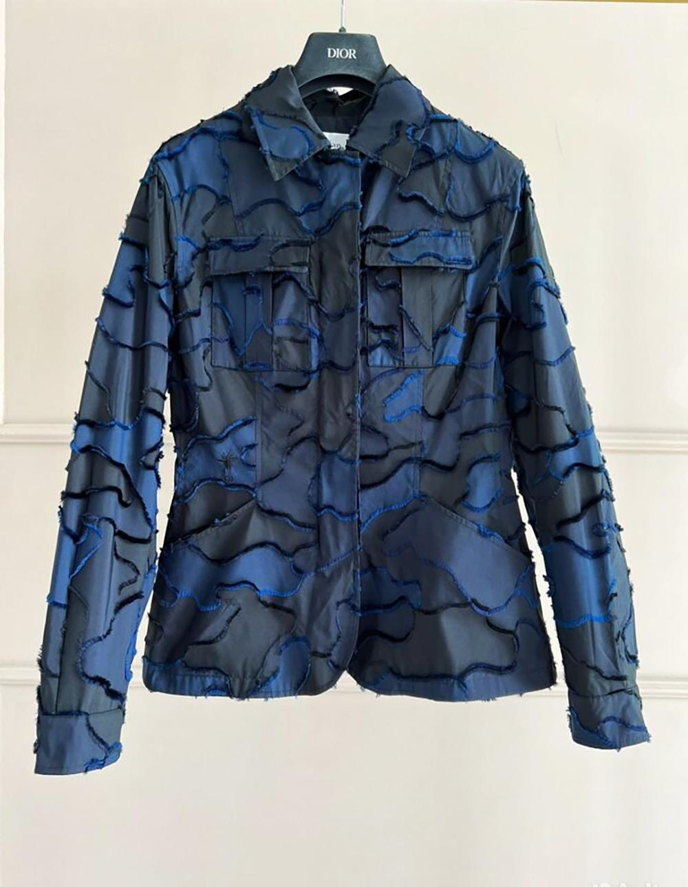 dior blue jacket