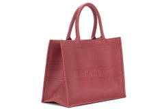 Dior New Medium Book Tote Dark Old Rose