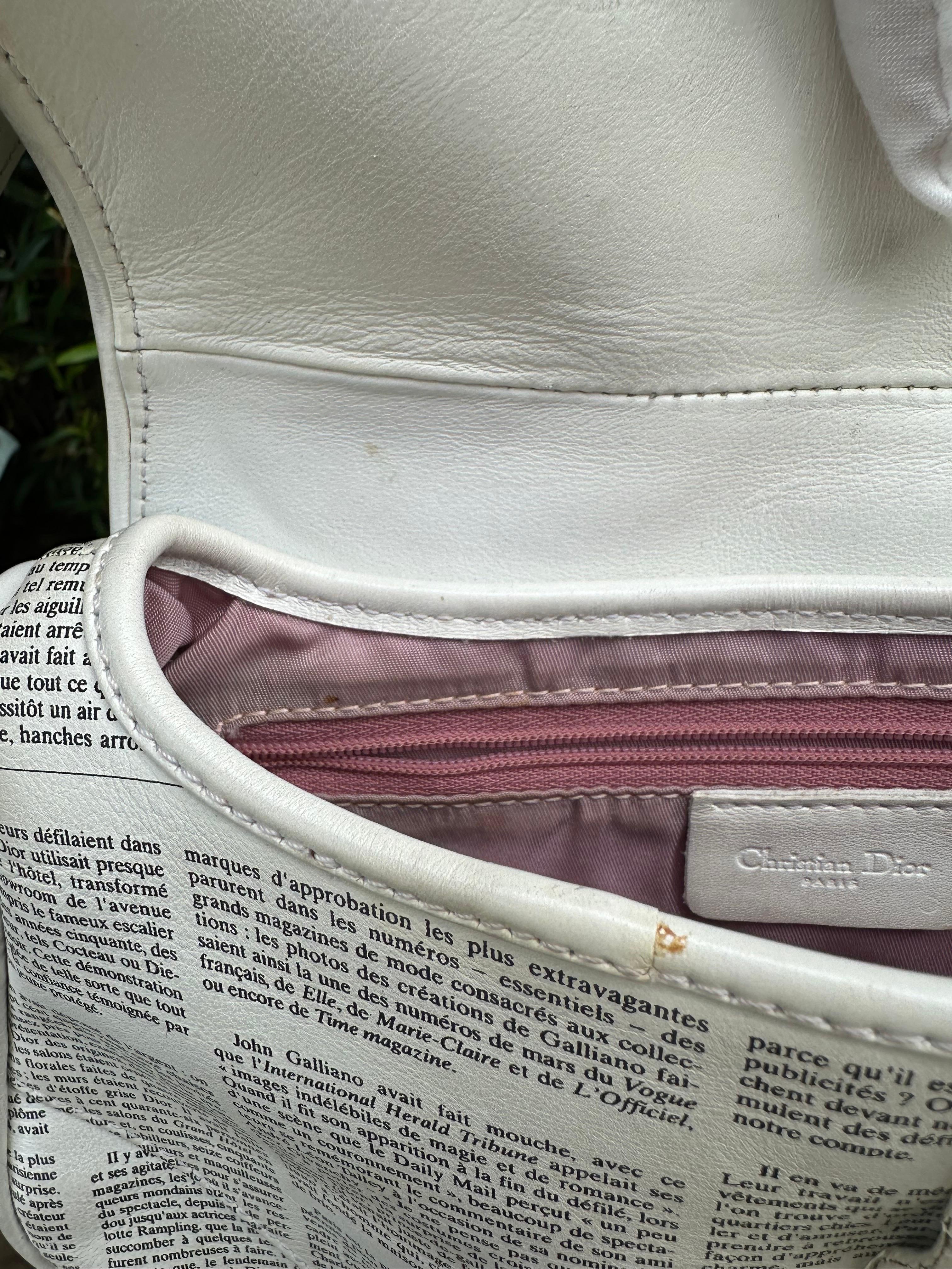 Dior Newspaper Saddle handbag 5