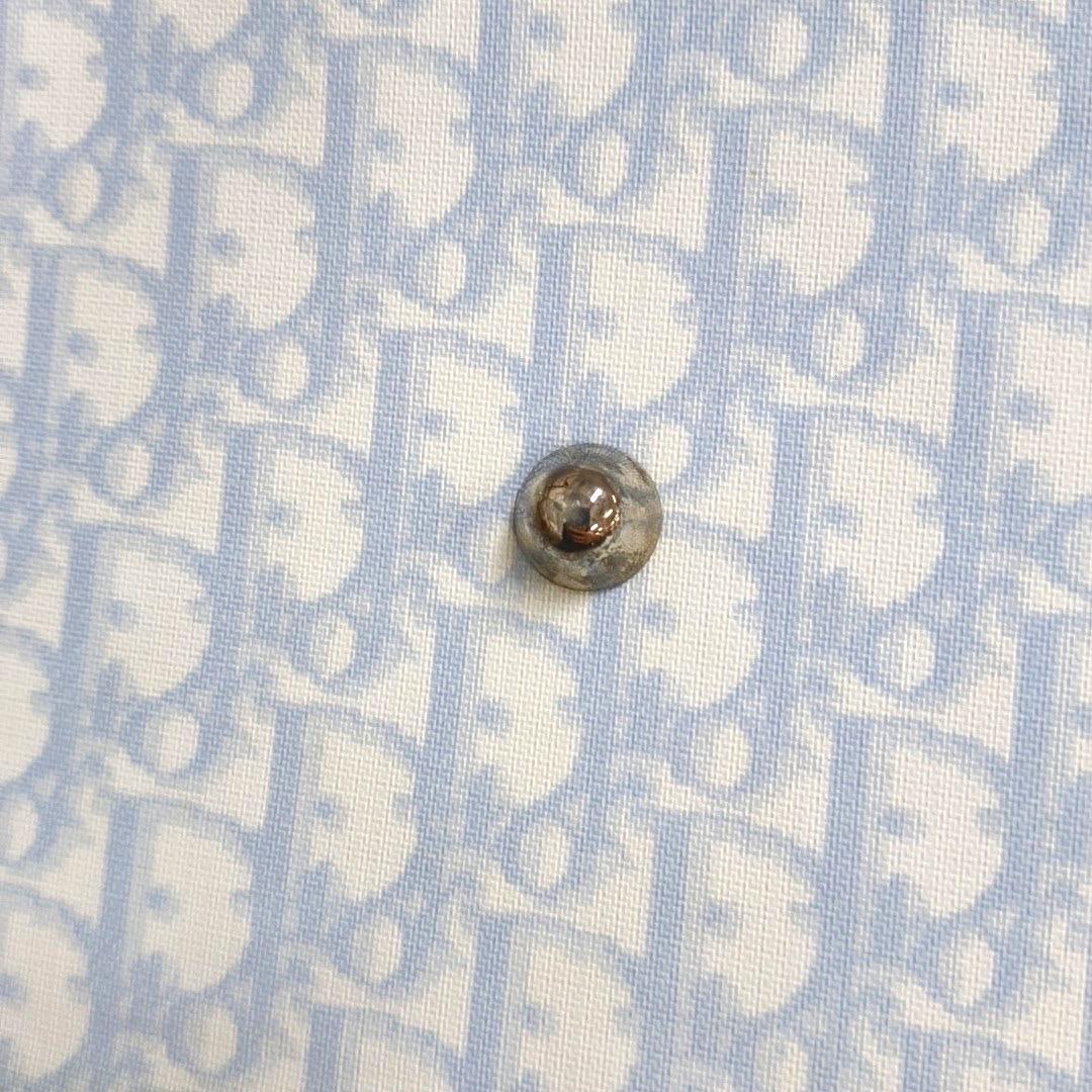 Dior nº 1 Rasta Trotter Bowling Bag Lona oblicua azul Charol blanco en venta 14