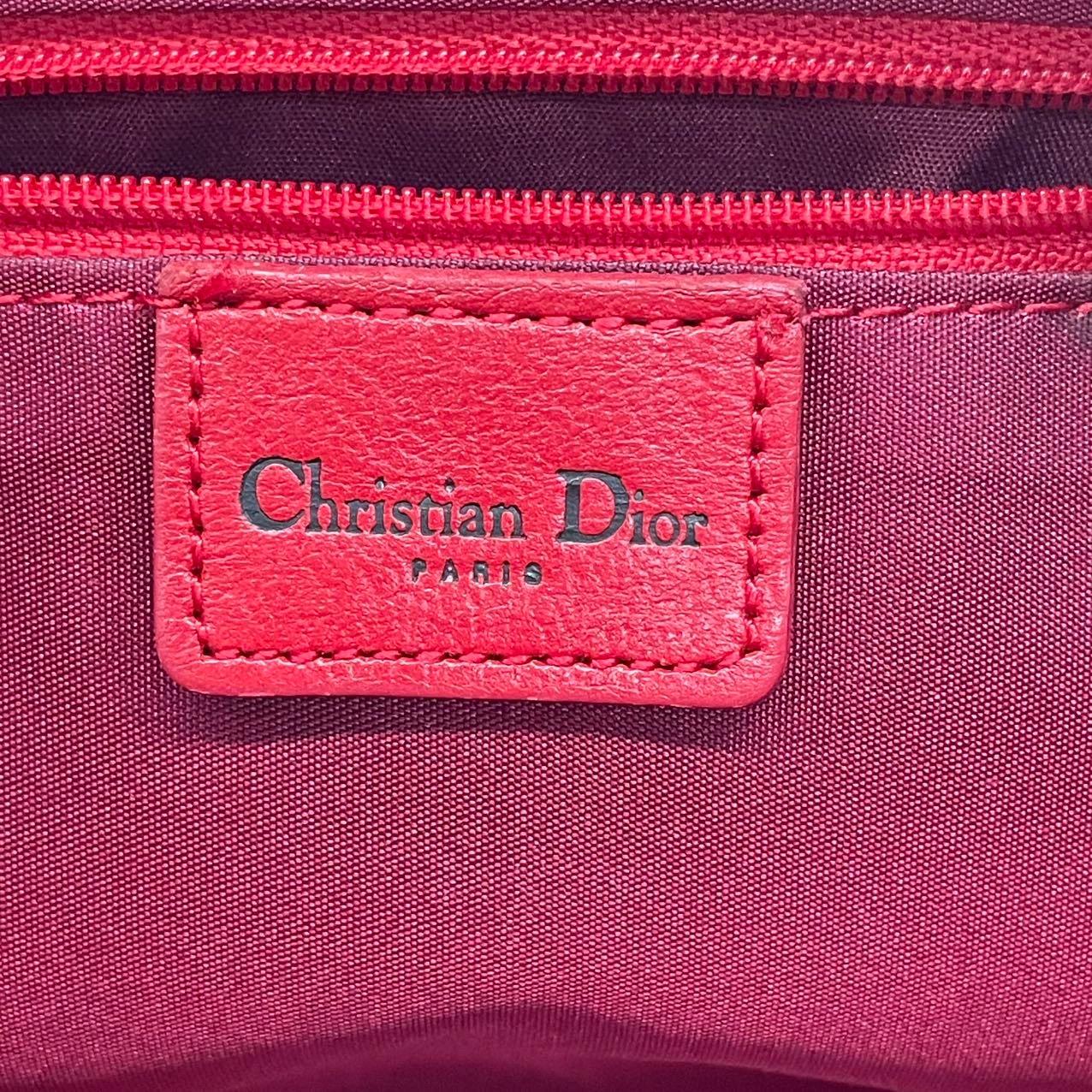 Dior n. 2 Rasta Trotter Camera Bag Beige Monogram Red Yellow Green Web Strap in vendita 3