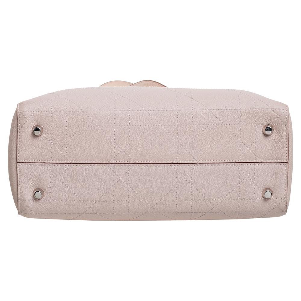 Dior Nude Beige Cannage Leder Medium Ultradior Tote 1