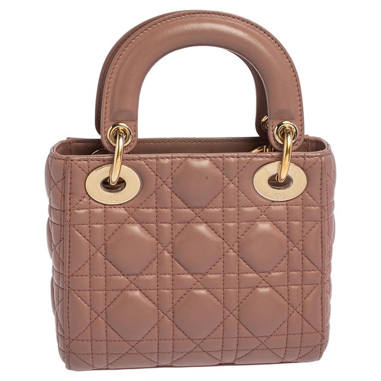 Lady Dior Brown Mini Bag