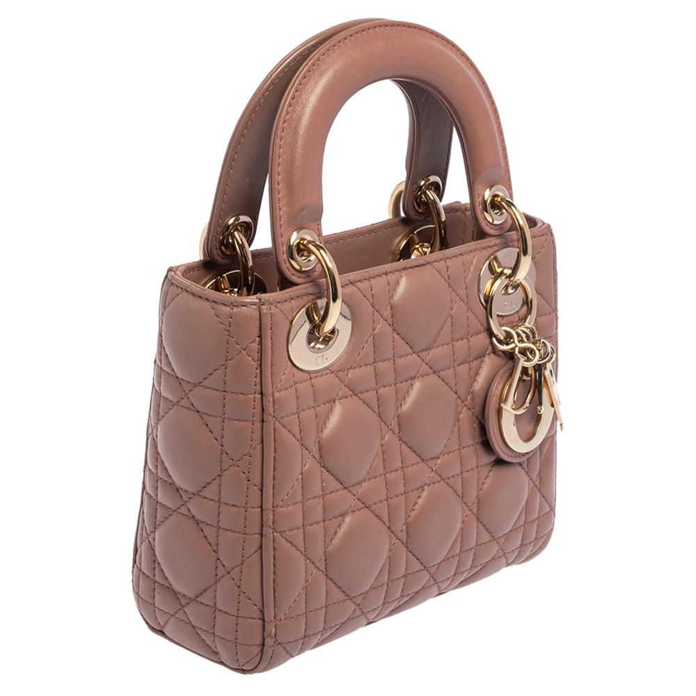 Lady dior used bag top