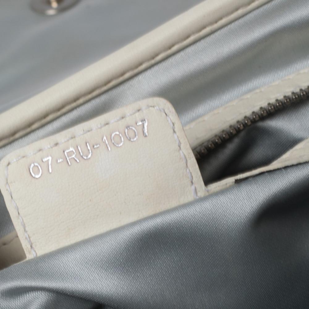 Dior Oblique Canvas and Leather Romantique Trotter Flap Bag 3