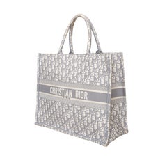 Dior Oblique Canvas Large Book Tote - '20s