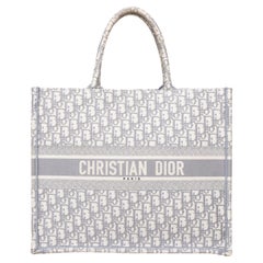 Dior Oblique Canvas Large Book Tote - '20s