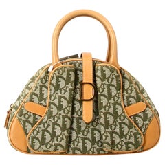 Dior Oblique Double Saddle Bowler Handbag