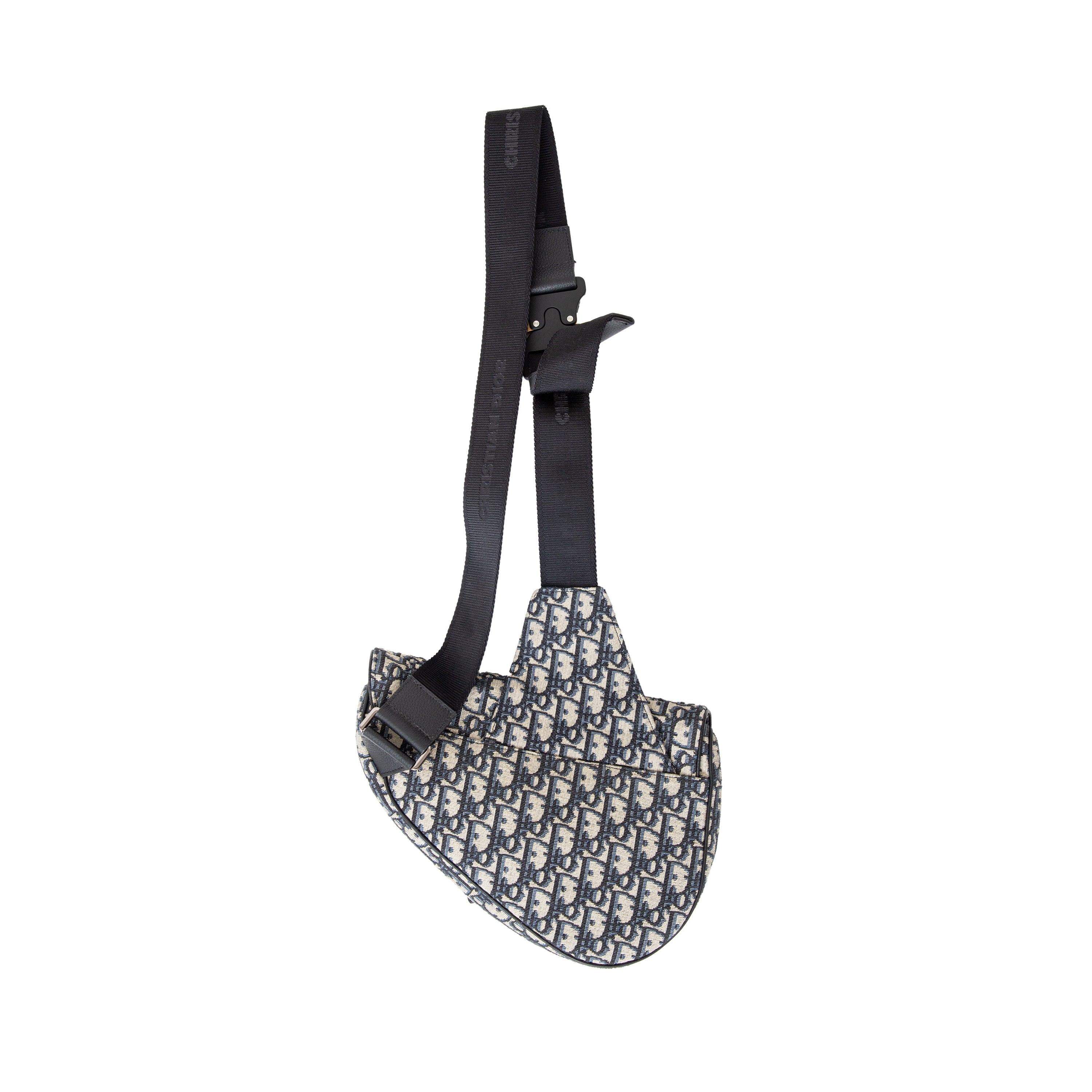 Dior Oblique Jacquard Saddle Bag - '20s For Sale 1
