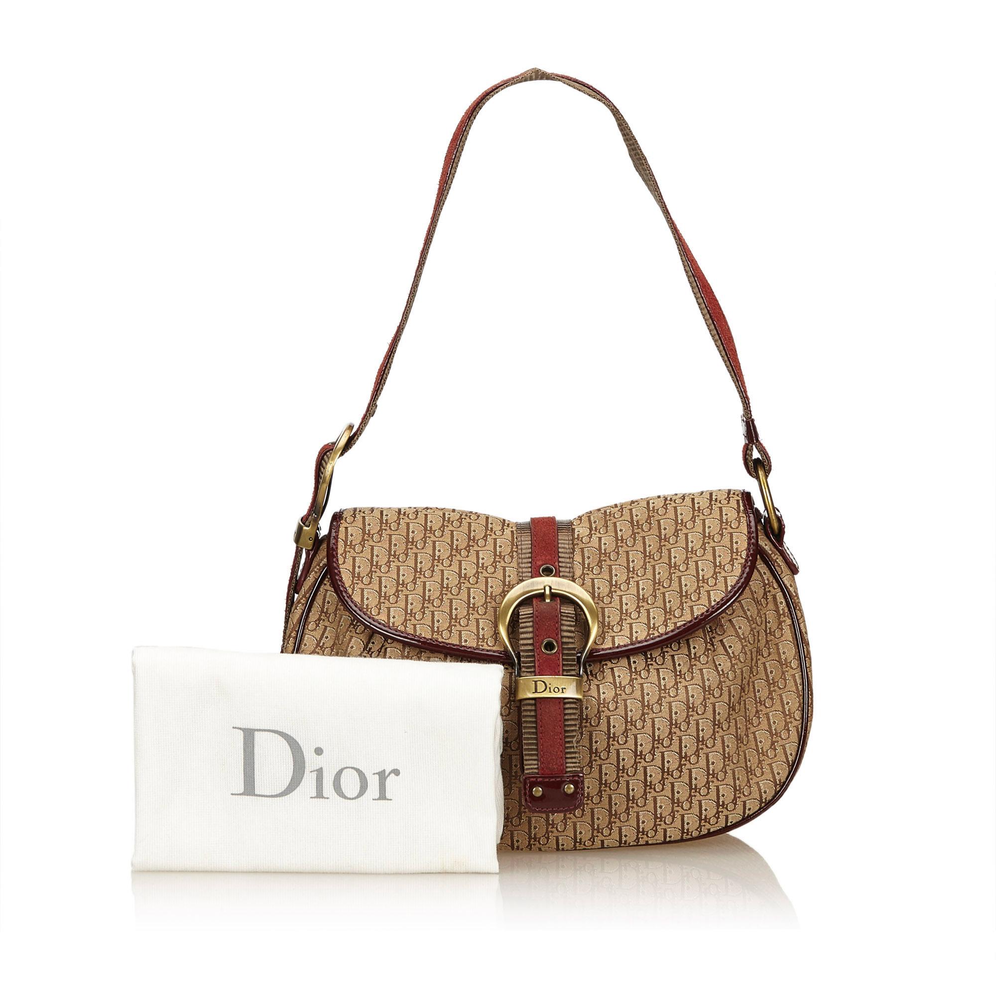 Dior	Oblique Jacquard Shoulder Bag 3