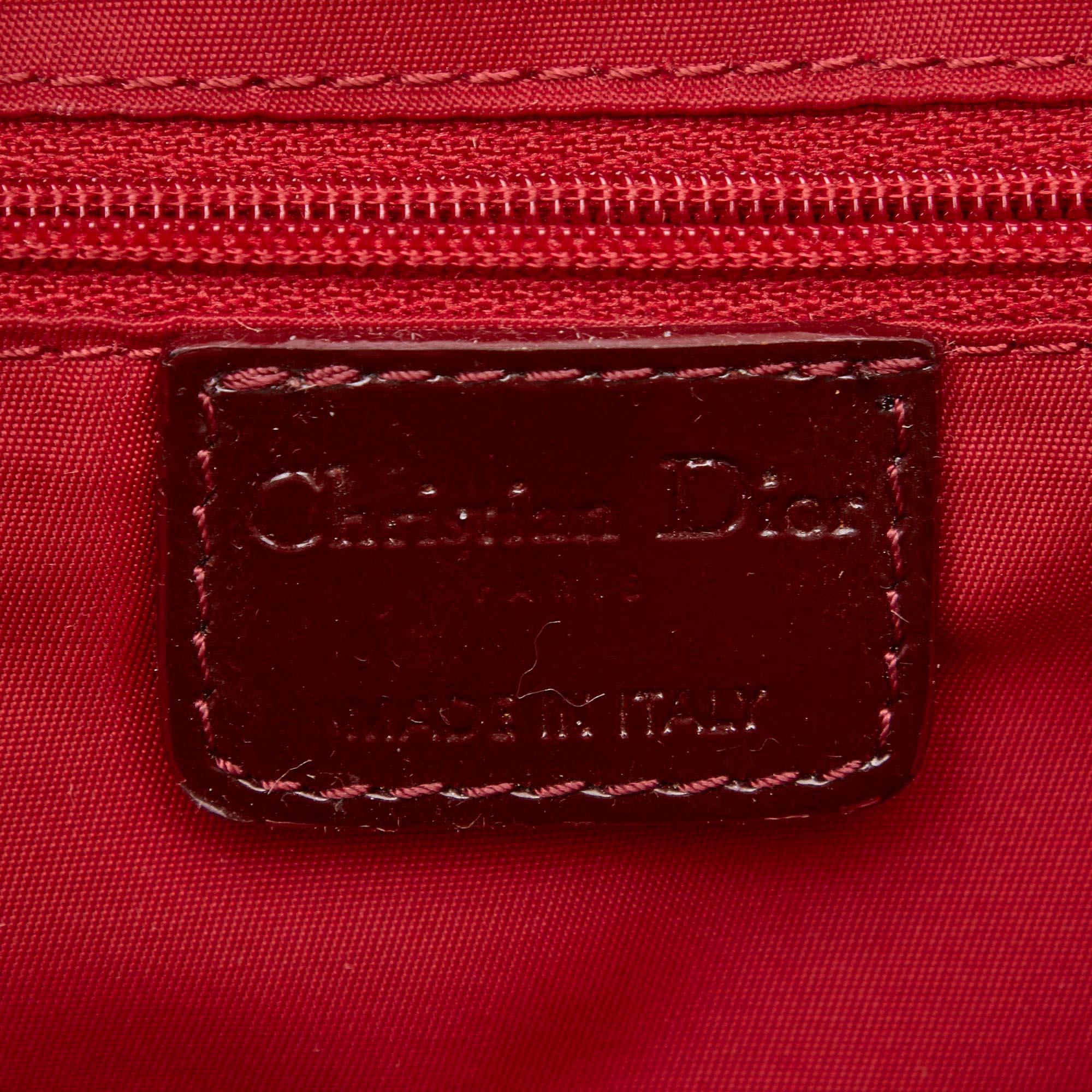 Dior	Oblique Jacquard Shoulder Bag In Good Condition In Thousand Oaks, CA