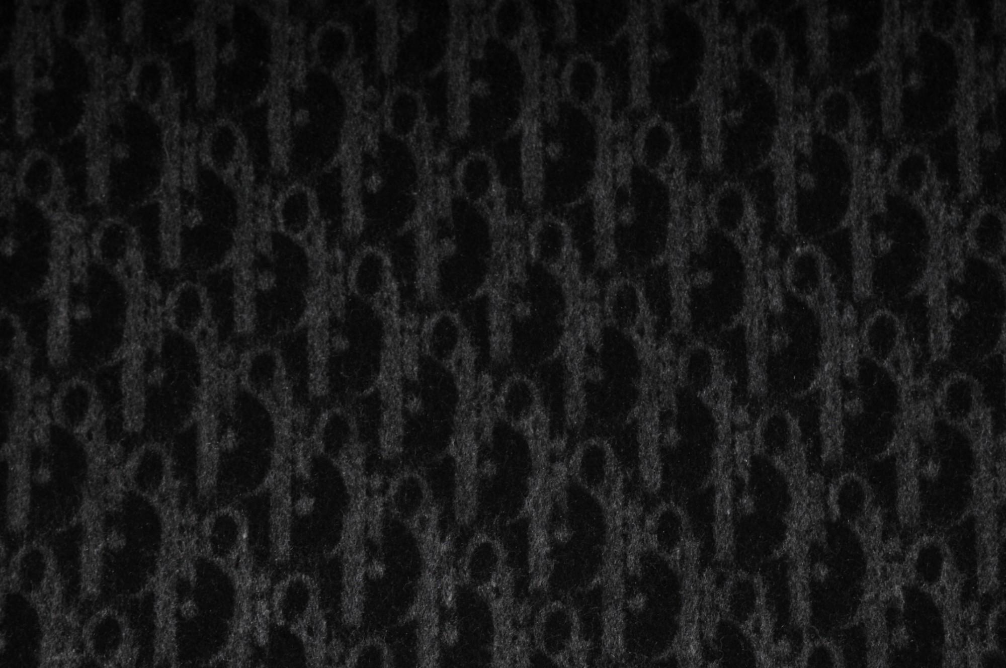 Femenino o masculino Bufanda con flecos y logotipo oblicuo Dior 59 x 68 Chal de seda gris grande en venta