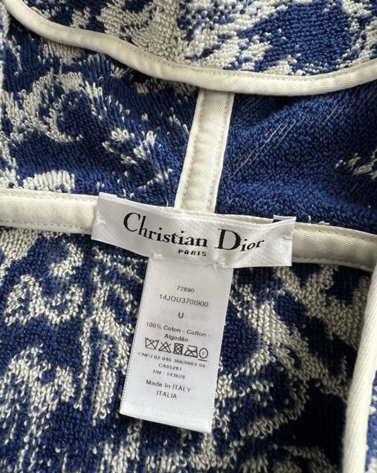 Dior Oblique Relaxed Logo Poncho  For Sale 4