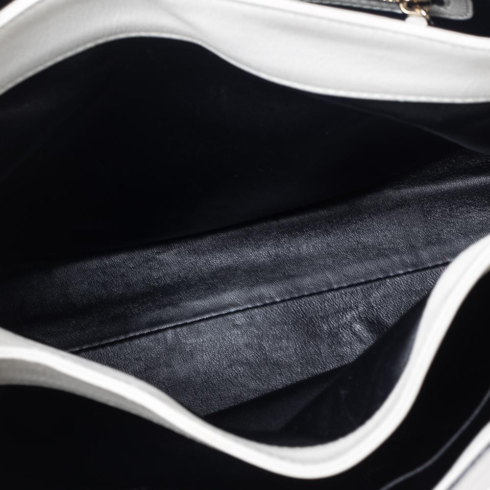 Dior Off White/Black Leather Large Diorling Shoulder Bag 1