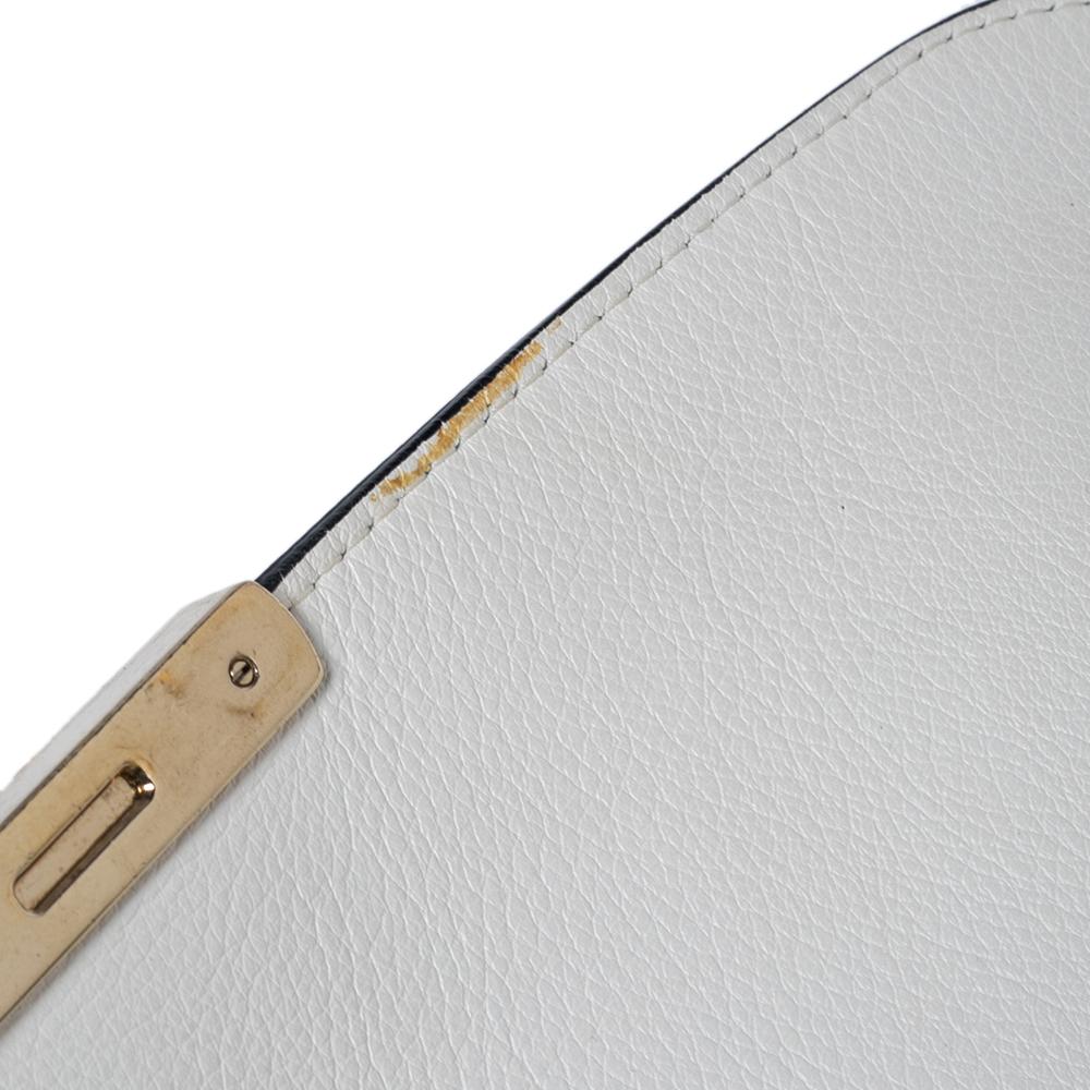 Dior Off White/Black Leather Large Diorling Shoulder Bag 3