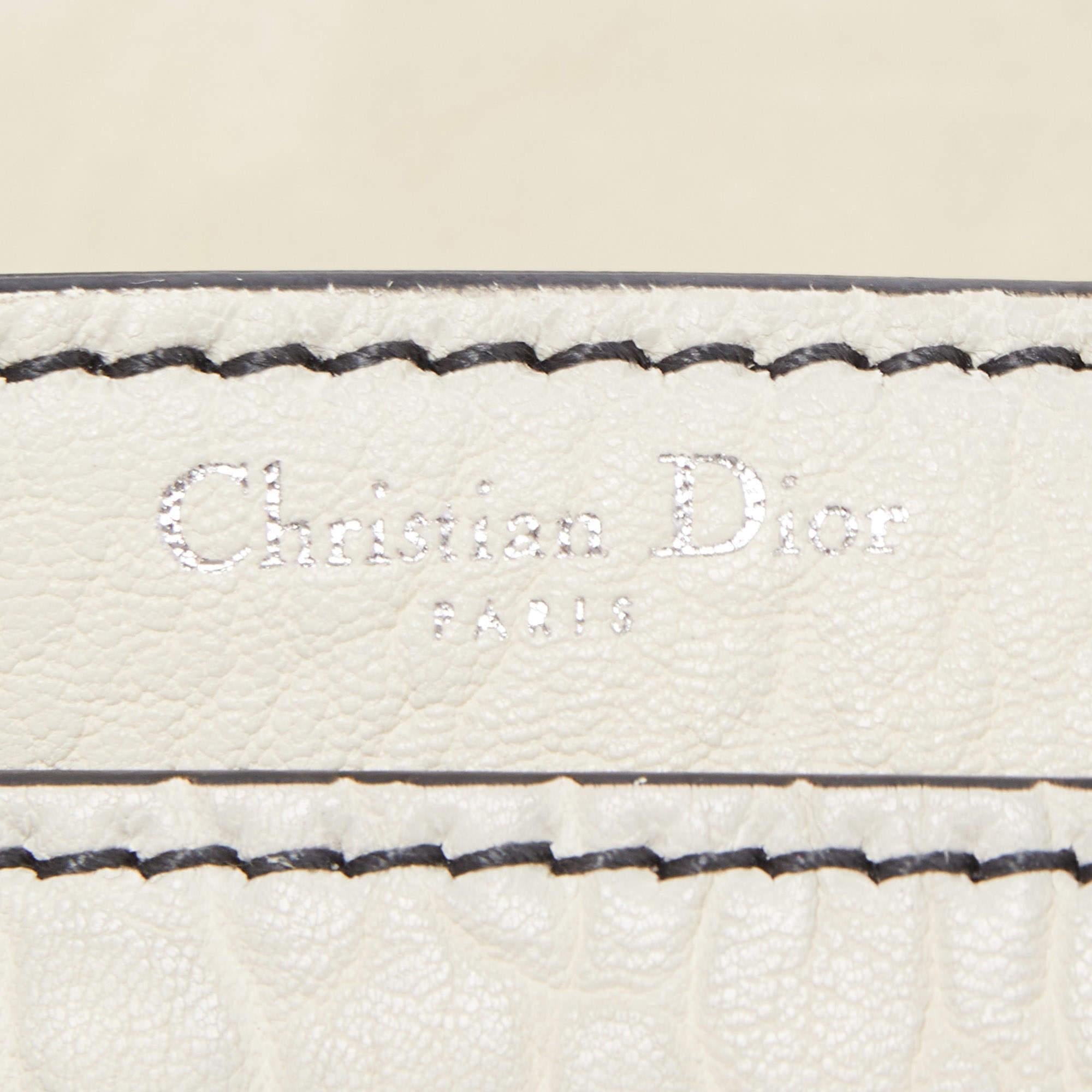 Dior Off White Leather J'adior Flap Shoulder Bag 2