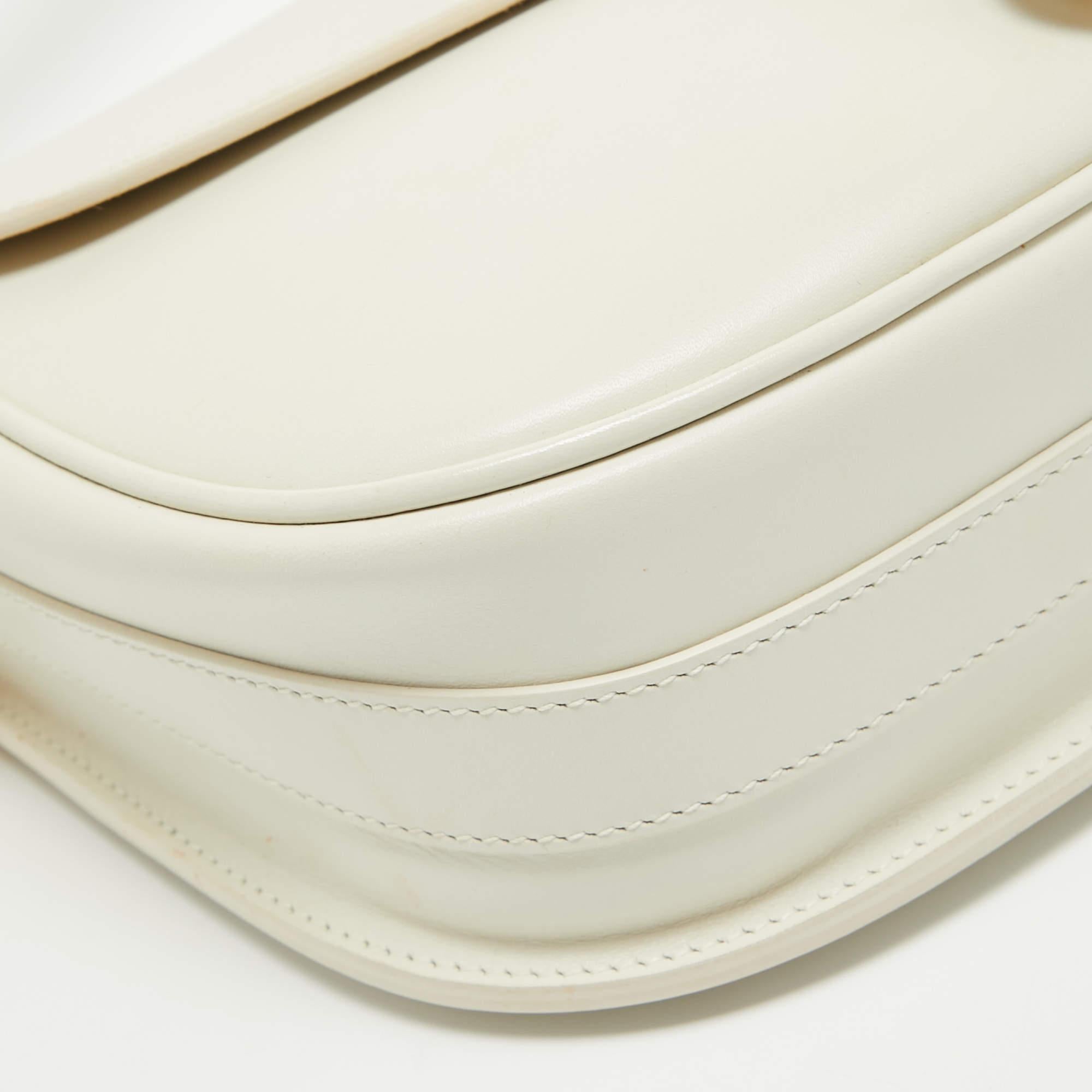 Dior Off White Leather Medium Bobby Shoulder Bag 7