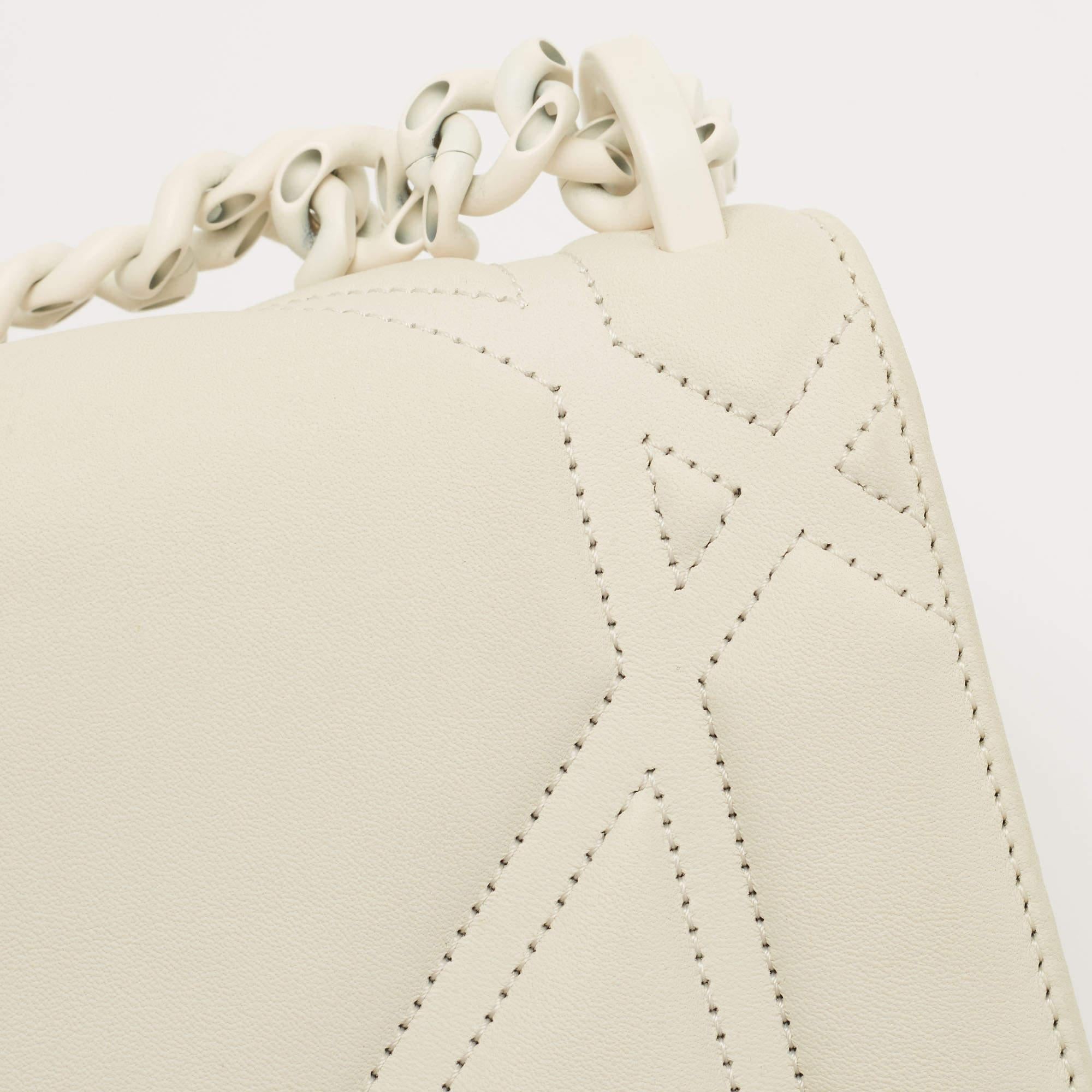 Dior Off White Leather Small Diorama Shoulder Bag 5