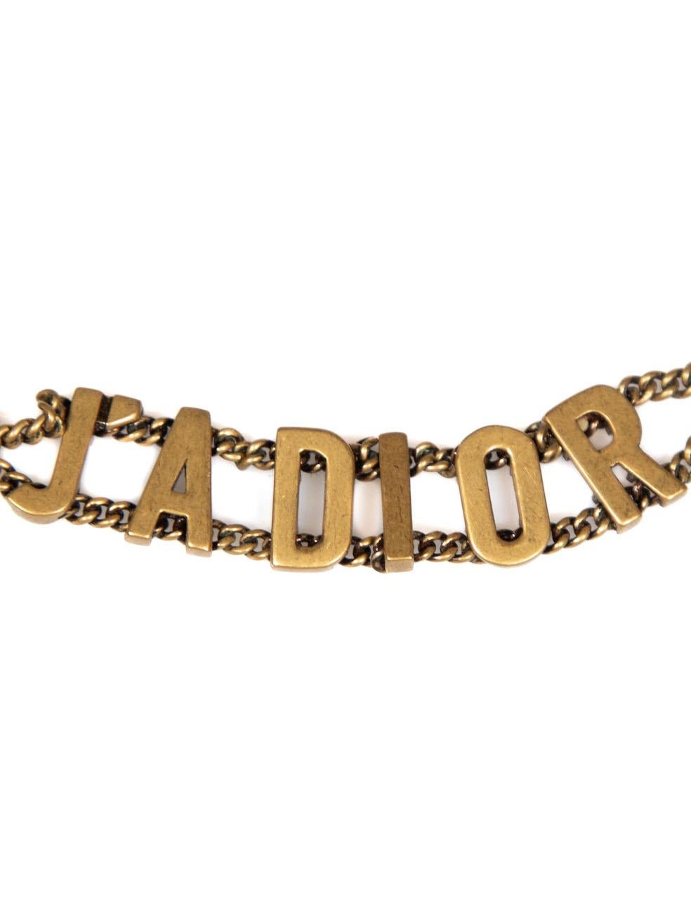 Dior Altgold J'ÄôAdior Kette Halskette Damen im Angebot