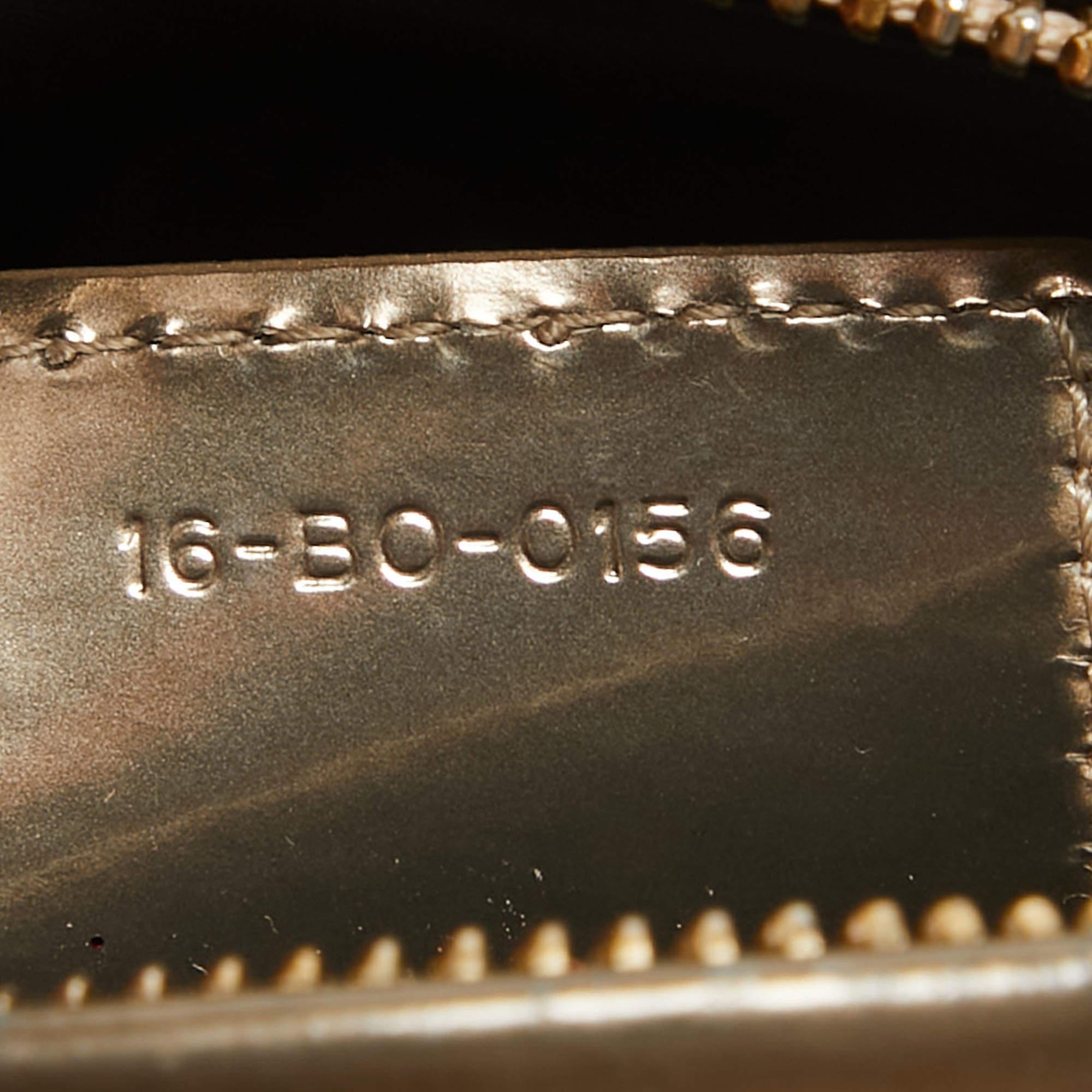 Dior Ombre Gold Micro Cannage Medium Lady Dior Tote aus Lackleder Medium im Angebot 1