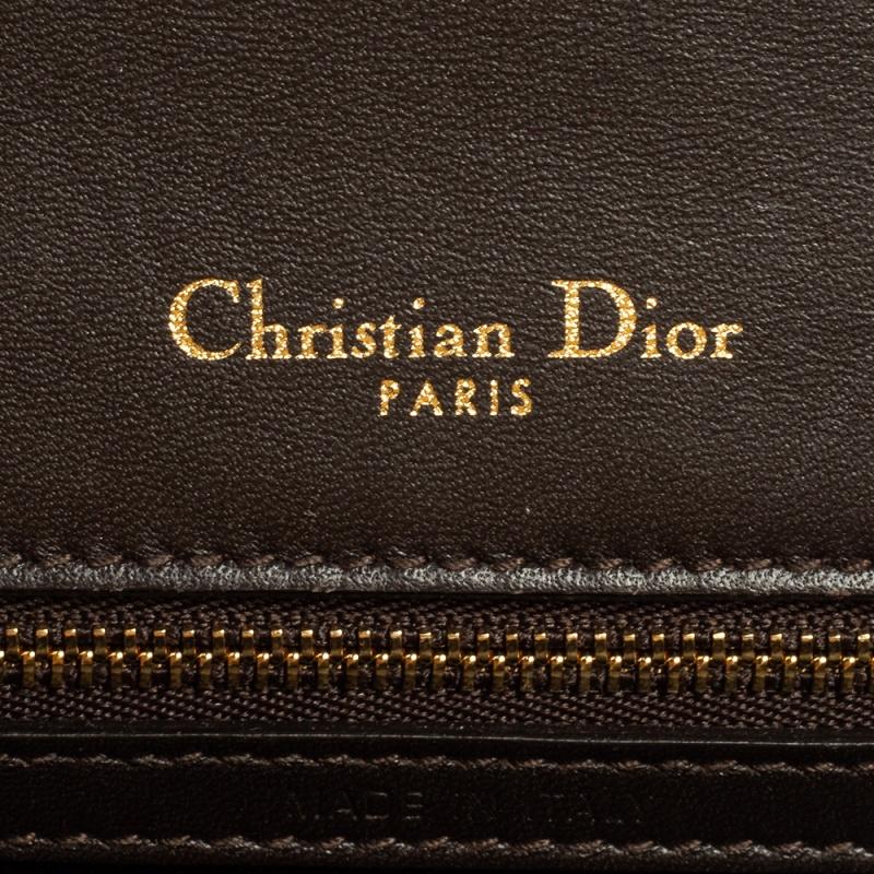 Dior Ombre Gold Microcannage Leather Medium Diorama Shoulder Bag 2