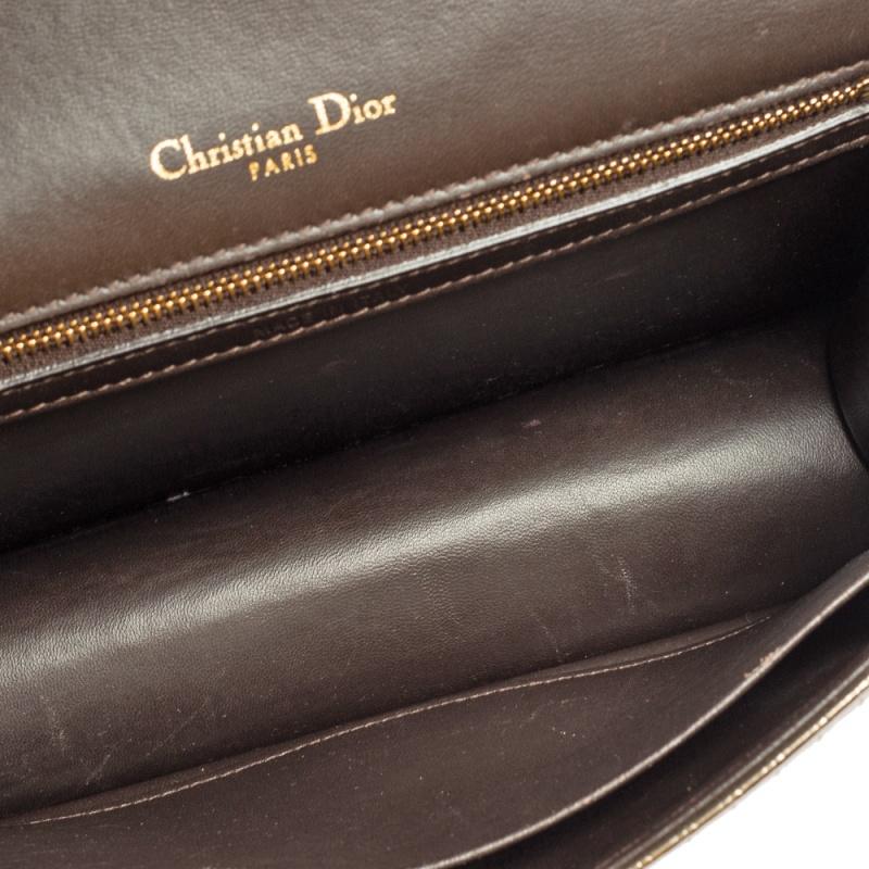 Dior Ombre Gold Microcannage Leather Medium Diorama Shoulder Bag 3