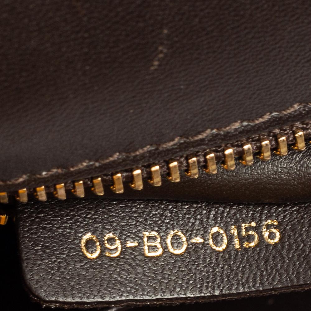 Dior Ombre Gold Microcannage Leather Medium Diorama Shoulder Bag In Good Condition In Dubai, Al Qouz 2