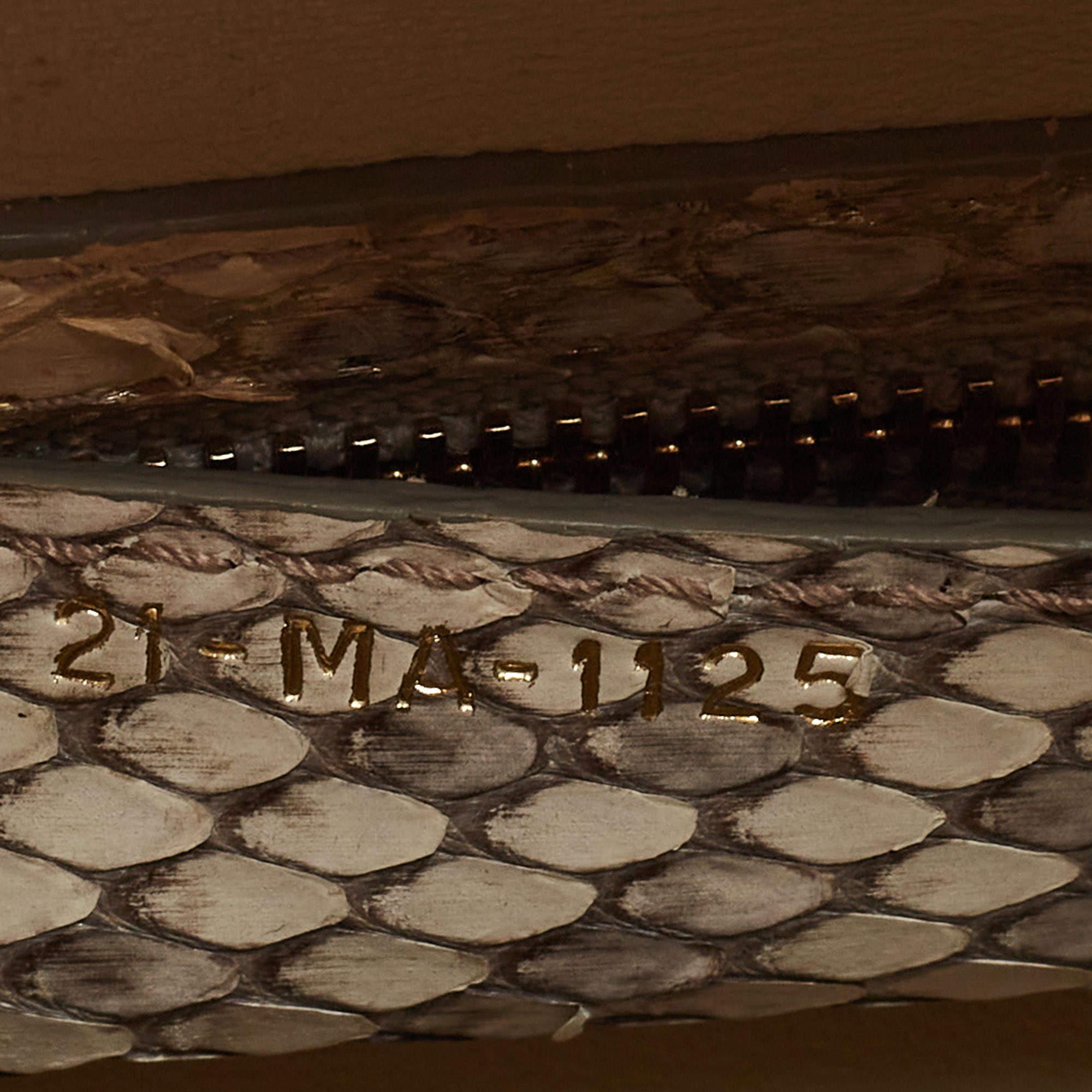 Dior Ombre Gold Python Medium Lady Dior Tote 3