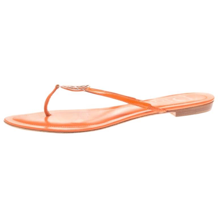 dior flat sandals