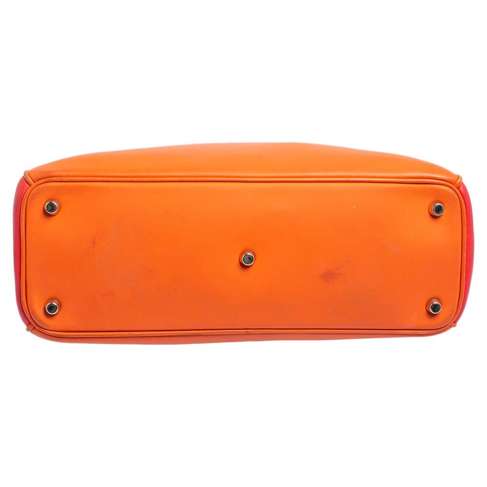 orange dior purse