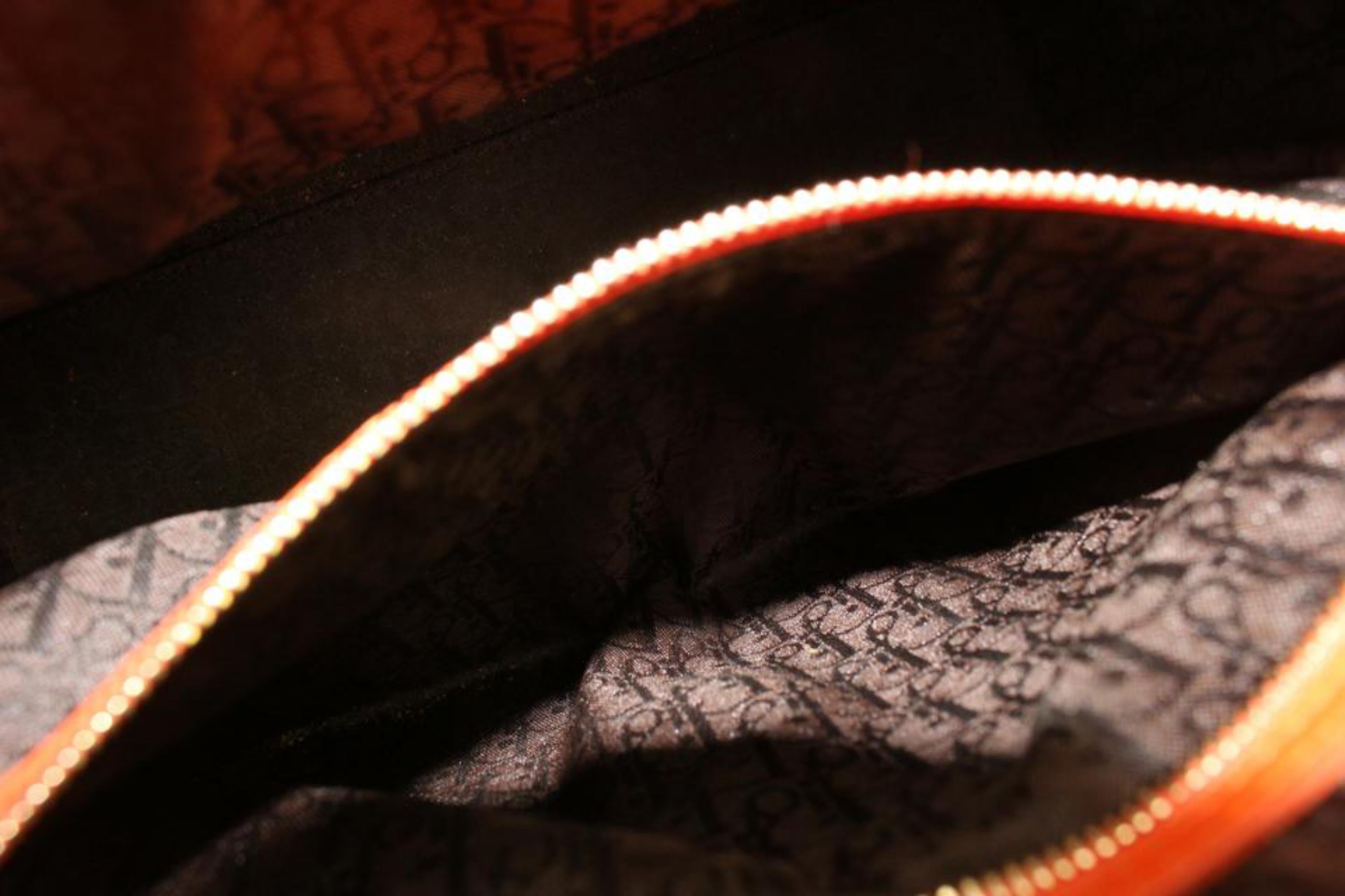 Dior Orange Quilted Lambskin Cannage Medium Lady Dior Bag 1123d38 2