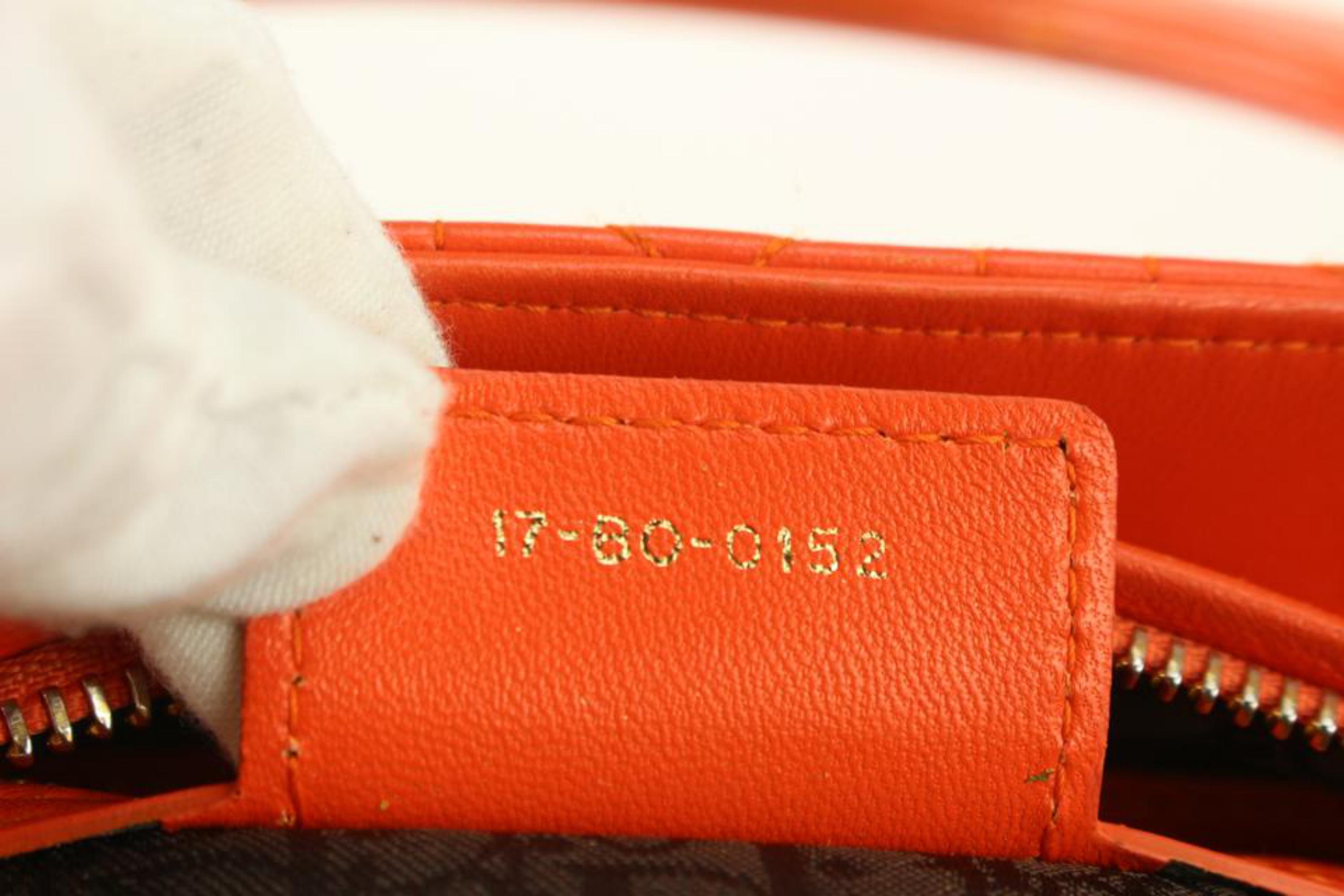 orange lady dior bag