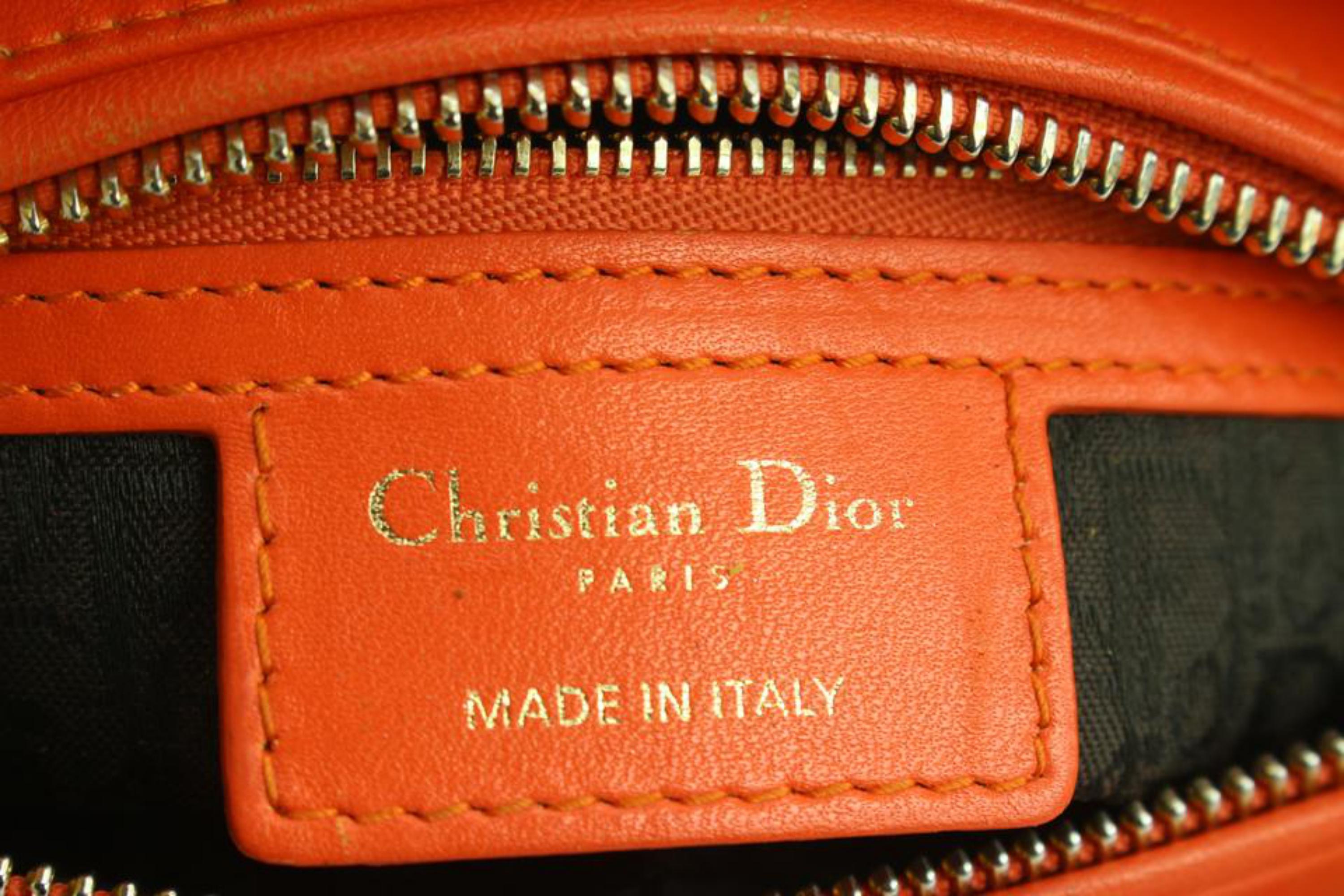 lady dior bag orange