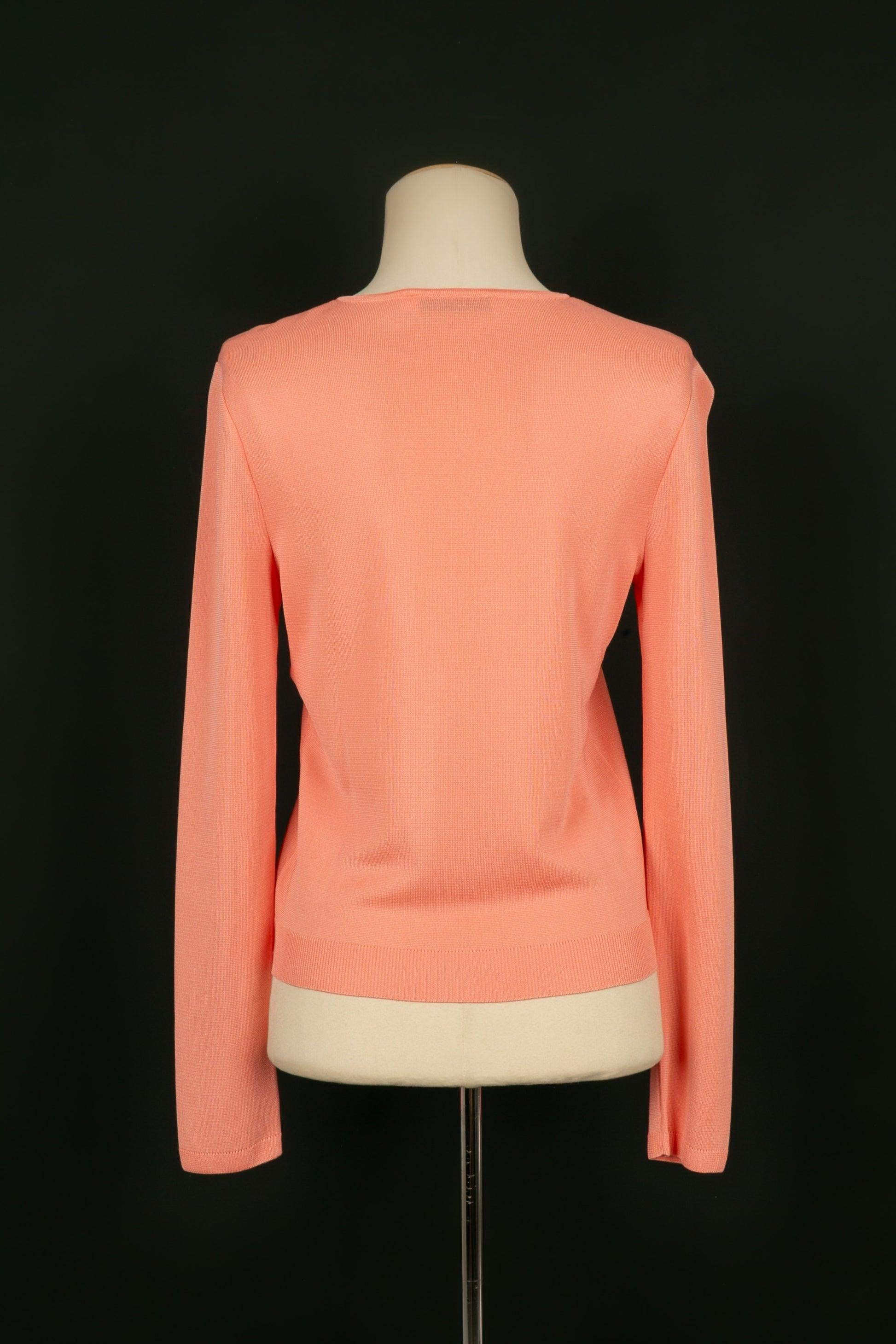 Women's Dior Orangey Pink Top / Twin Set, 2003  For Sale