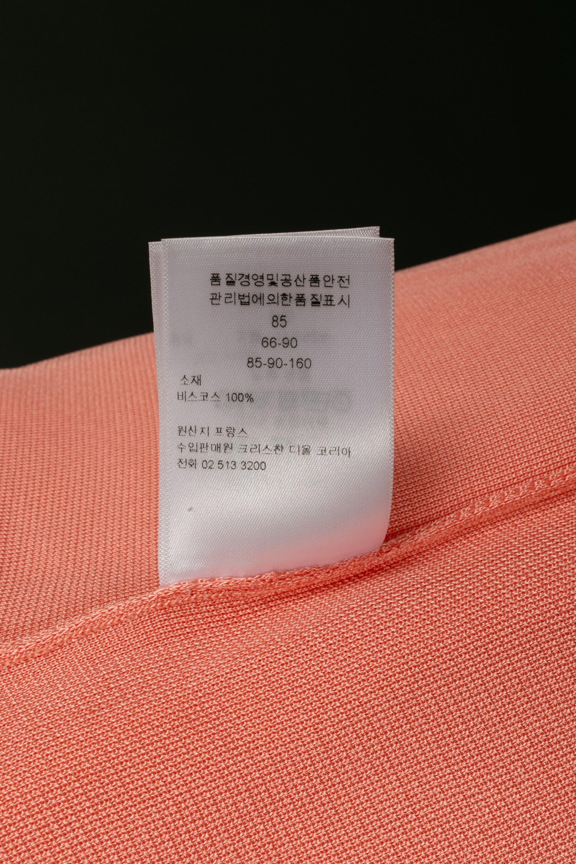 Dior Orangefarbenes rosafarbenes Top / Twin-Set, 2003 im Angebot 5