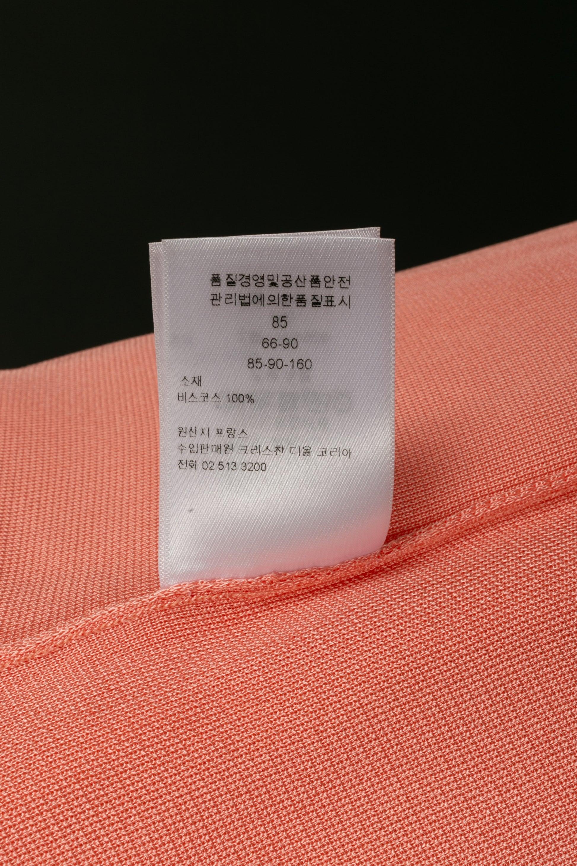 Dior Orangey Pink Top / Twin Set, 2003  For Sale 5