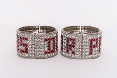Dior Pair of Rhinestones Bracelets