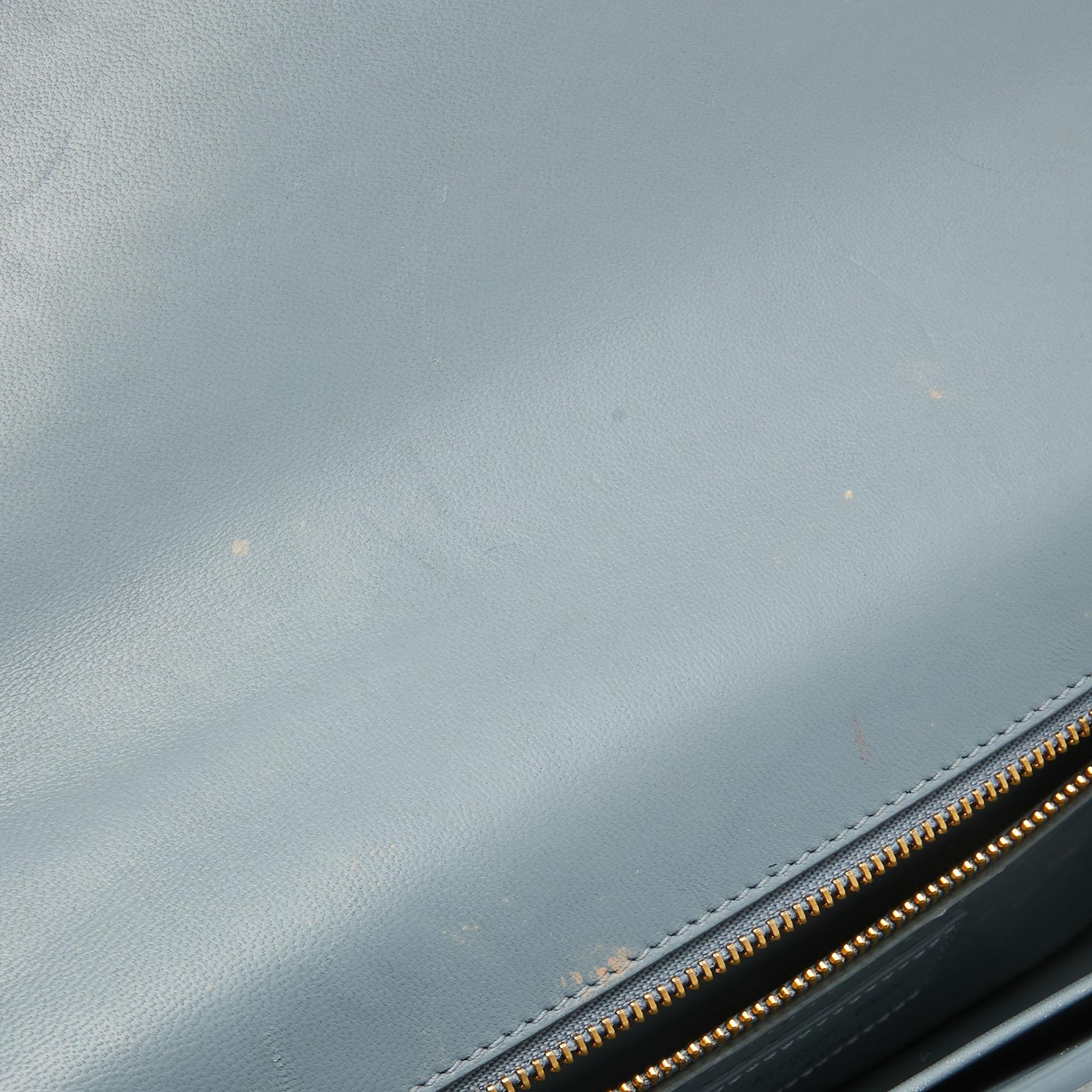 Dior Pale Blue Leather 30 Montaigne Shoulder Bag 12