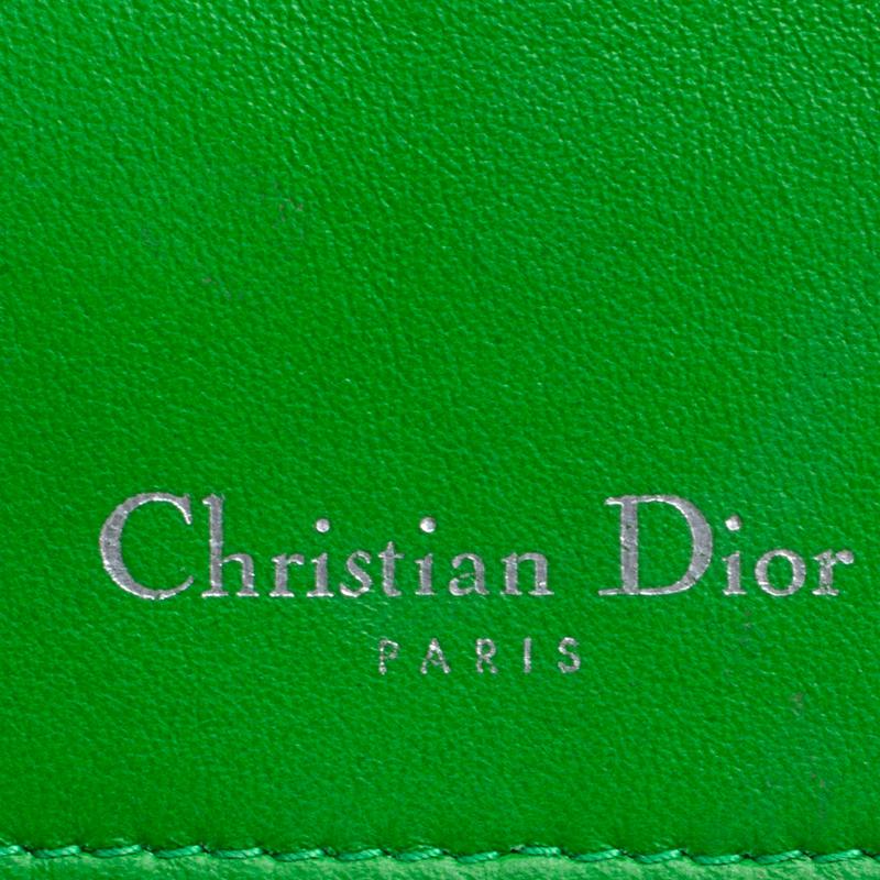 Dior Pale Blue Pebbled Leather Small Be Dior Shoulder Bag 6