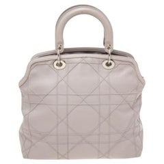 Dior Fourre-tout Granville en cuir Cannage lilas pâle