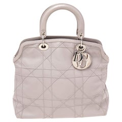 Dior Pale Lilac Cannage Leather Granville Tote