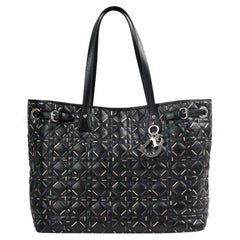 DIOR Panarea Tote bag in Black Canvas