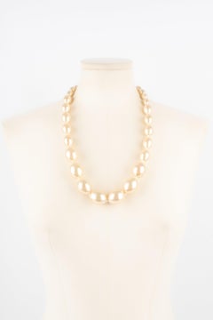 Dior Pearl Necklace Assembled with Knots, 1990s