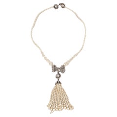 Dior pearl necklace