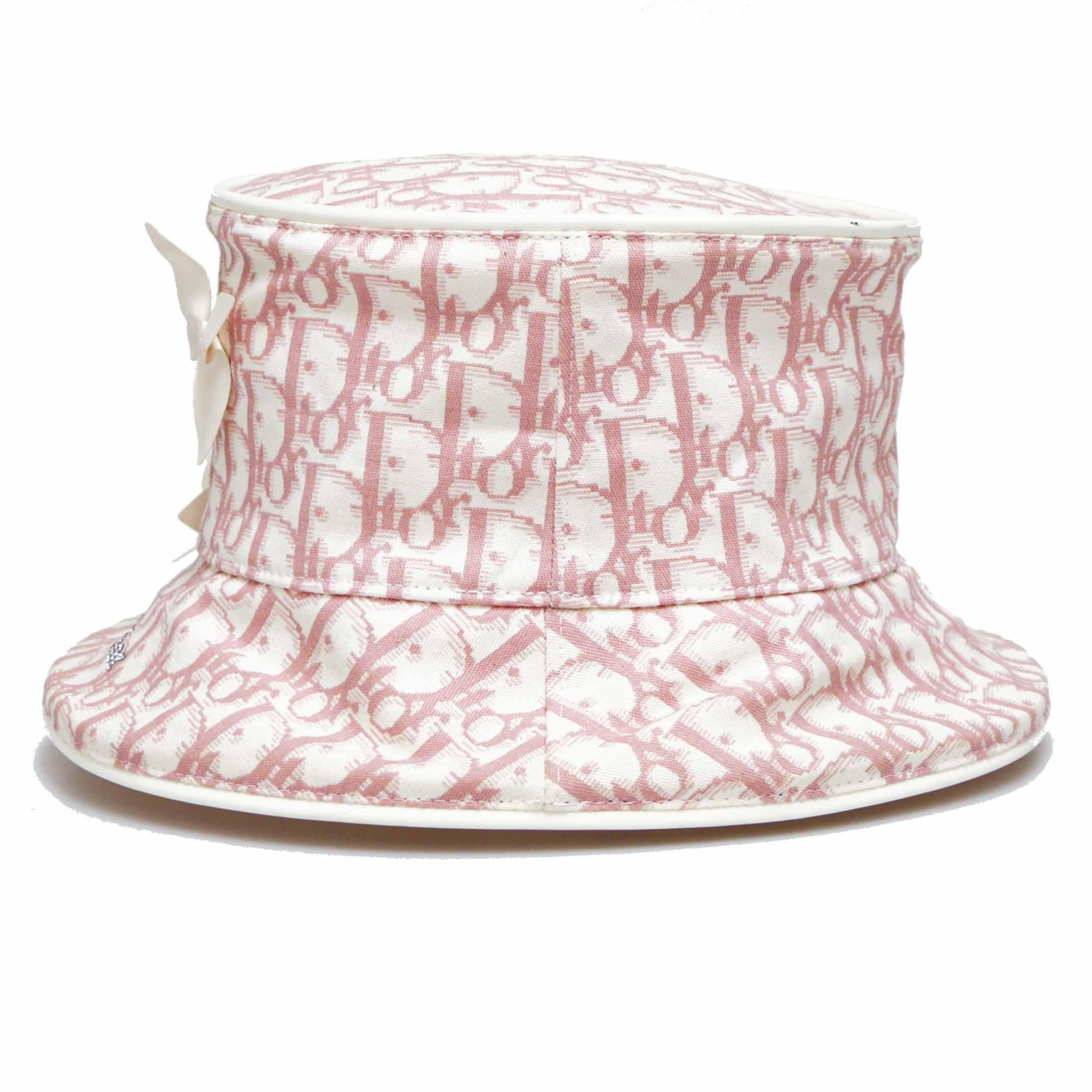 Dior Pink Bucket Hat For Sale 2