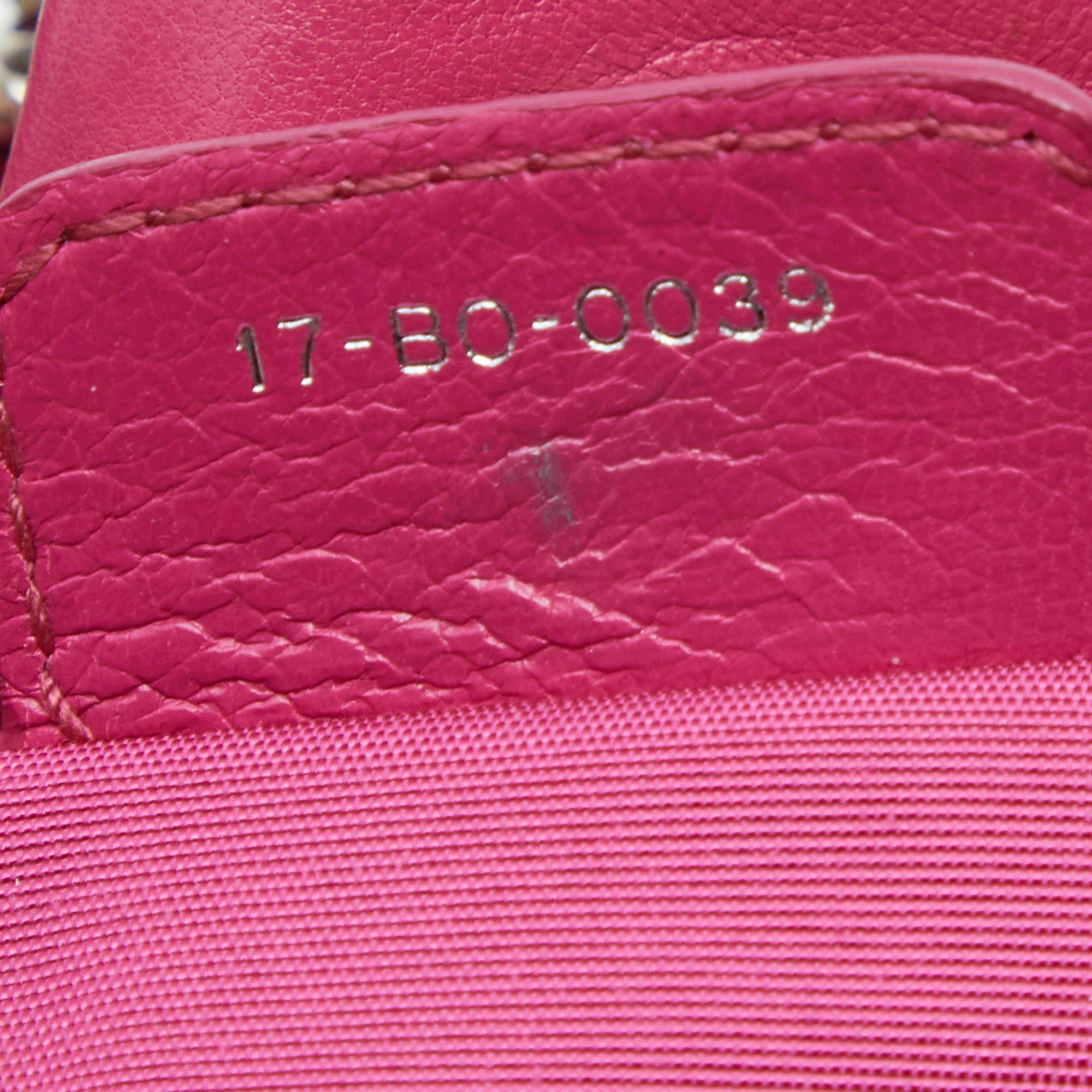 Dior Pink Cannage Leather Le Trente Hobo 6