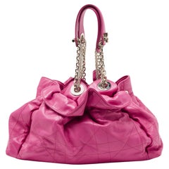 Dior Pink Cannage Leather Le Trente Hobo