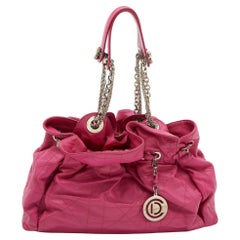 Dior Pink Cannage Leather Le Trente Hobo